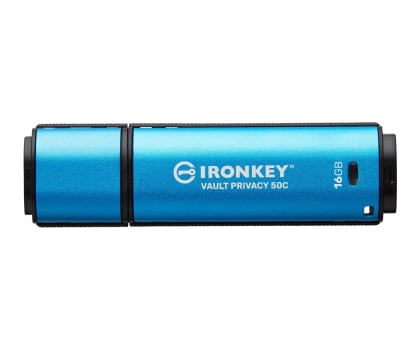 Pendrive (pamięć USB) Kingston 16GB IronKey Vault Privacy 50C AES-256 FIPS 197 USB-C